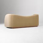 Side profile of Kaufman sofa with curved back