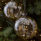 Large Mercury Ball Ornaments (Set of 4)