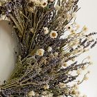 Dried Golden Lavender Wreath