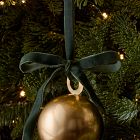 Velvet Ribbon &amp; Metal Bell Ornaments