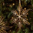 Metal Wire Snowflake Ornaments