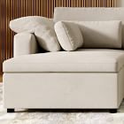 Harmony Swoop Arm 2-Piece Chaise Sectional (118.5")