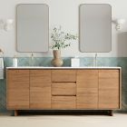 Anton Double Bathroom Vanity (68&quot;&ndash;78&quot;)