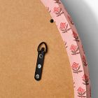 Begonia Upholstered Round Mirror