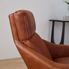 Austin Leather Swivel Armchair