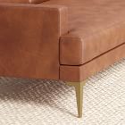 Andes Leather 3-Piece L-Shaped Sectional (94"&ndash;105")