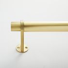 Simple Curtain Rod - Antique Brass