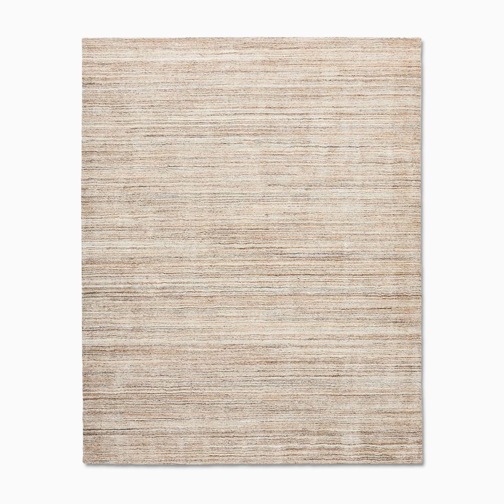 Shale Striations Performance Rug - 9x12, Warm Neutral