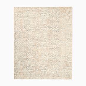 Hieroglyph Tufted Wool Rug | West Elm