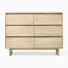 Anton Solid Wood Narrow 6-Drawer Dresser (48")