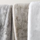 Faux Fur Chinchilla Throw