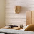 Roscoe Plug-In Woven Sconce (10")