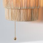 Roscoe Plug-In Woven Sconce (10")