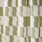 Wavy Blocks Shower Curtain