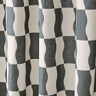 Wavy Blocks Shower Curtain