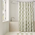 Wavy Blocks Shower Curtain