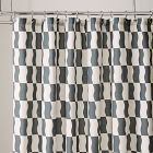 Wavy Blocks Shower Curtain