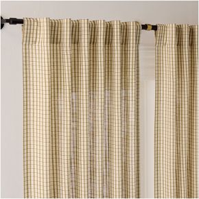 Gingham Curtain | West Elm