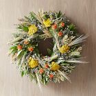Fall Safflower Wreath