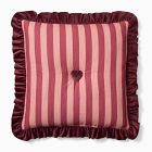 Button-Tufted Heart Pillow Cover