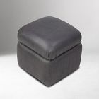 Dravien Leather Ottoman