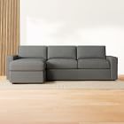 Urban 2-Piece Sleeper Sectional w/ Storage Chaise (111&quot;)
