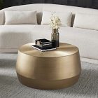 Hand-Hammered Aluminum Coffee Table