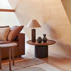 Modern Wood Column Table Lamp