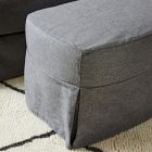 Sophie Slipcover Ottoman