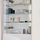 Frameless Seamless Double Wide Medicine Cabinet