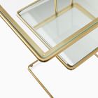 Curved Terrace Storage Nightstand (15.8")