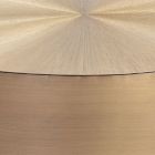 Hand-Hammered Aluminum Coffee Table