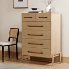 Magnolia Tall 6-Drawer Dresser (36.5")