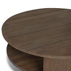 Reed Reclaimed Wood Outdoor Round Coffee Table (48")
