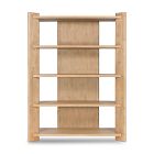 Solid Wood Intersecting Bookcase (62&quot;)