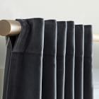 Mid-Century Double Curtain Rod - Natural Oak/Antique Brass