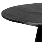 Conical Round Wood Side Table (24")