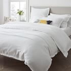 European Flax Linen Ruffle Duvet Cover &amp; Shams