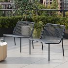 Seville Outdoor Stacking Lounge Chair (Set of 2)