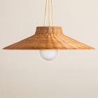 Keeley Woven Rattan Pendant (24.5")