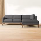 Parker 2-Piece Bumper Chaise Sectional (108")
