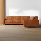 Axel Motion Reclining Leather 5-Piece Sectional (119")