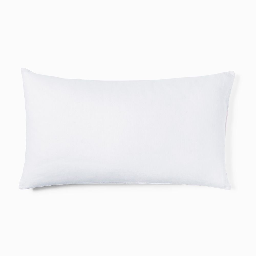 European Flax Linen King Shams - White