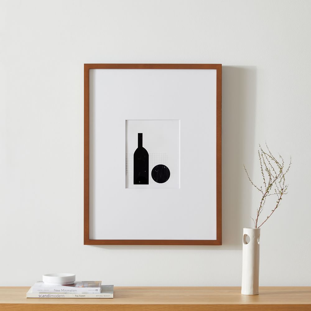 Multi-Mat Wood Gallery Frames - Walnut