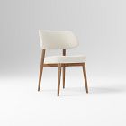 Open Box: Hyde Dining Chair - Twill Alabaster, Cool Walnut