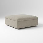 Open Box: Harmony Modular Ottoman - Performance Distressed Velvet Dune
