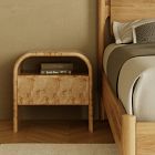 Rockwell Burl Wood Nightstand (22.5")