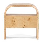 Rockwell Burl Wood Nightstand (22.5")