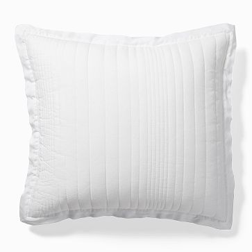 European Flax Linen Linework Euro Shams