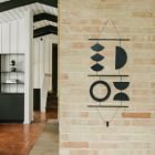 Circle &amp; Line Quadrant Wall Hanging